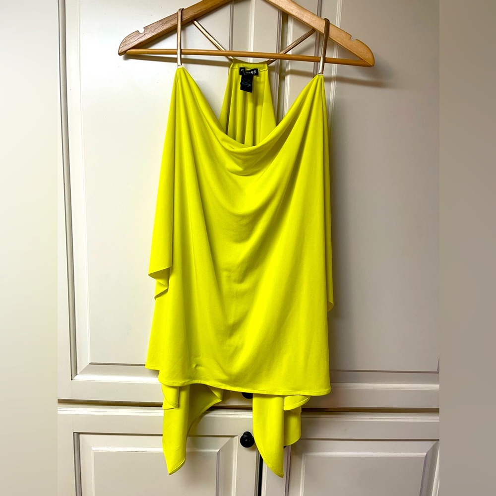 Express Top, Yellow, Flowing